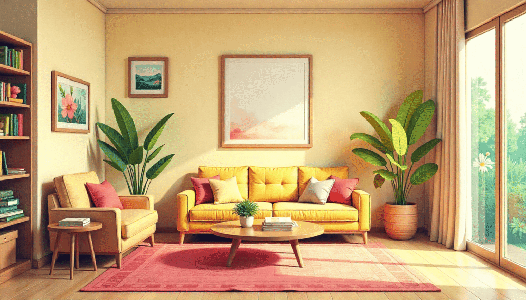 living room as par vastu