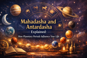 Mahadasha and Antardasha planetary periods in Vedic astrology
