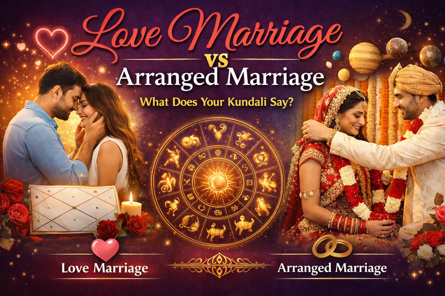 Love Marriage vs Arranged Marriage