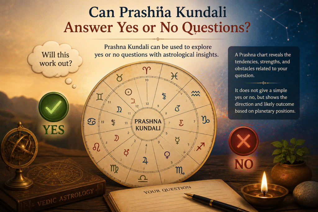 Can Prashna Kundali Answer Yes or No Questions